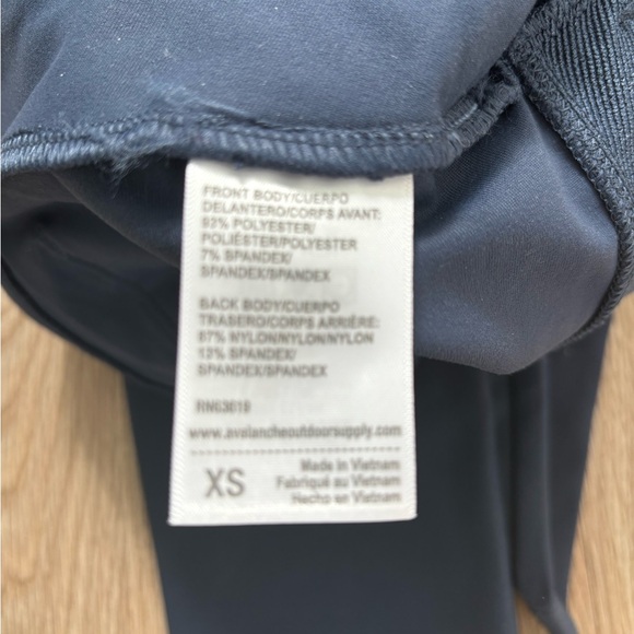 Avalanche Pants Navy Blue Leggings XS - Picture 11 of 12